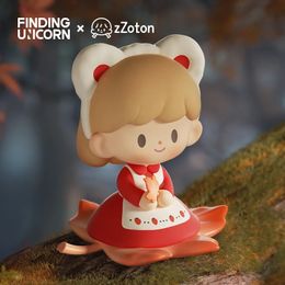 Finding Unicorn zZoton Magic Adventure Series Blind Box Zhuodawang Child Kawaii Action Figures Mystery Christmas Gift Kid Toy 240422