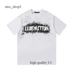 Louiseviutionshirt Designer Mens T Shirt Womens Designer Clothing Loose High Quality Versatile Trendy T-Shirt M-3Xl 937 Shirt 815