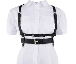 Belts Fashion Punk Leather Harness Belt Strap Girdle Sexy Women Handmade Decorative Shirt Dress Vest BeltBelts8334390