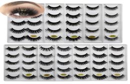 whole 6d 3d faux mink eyelash custom label cruelty vegan lashes 6d silk eyelashes G8098112170844