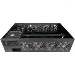 Table Cloth 8 Card In-line Platform B75/B85 Motherboard Chassis Customised 4U ATX Power Supply Double-sided Eight Fan