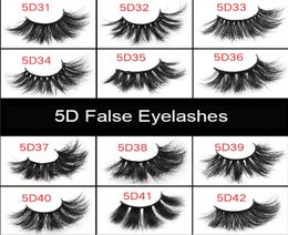 25mm 5D Eyelashes Mink Thick Eyelash Crisscross Cruelty Volume Soft Big Dramatic Full Eye Lashes Makeup Tool6217562