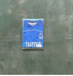 Men's T-Shirts Limited New Trapstar London Men's T-shirt Short Sleeve Unisex Blue Shirt For Men Fashion Harajuku Tee Tops Male T Shirts Fashion Clothing 435656