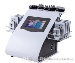 New Hot 6 In 1 Cavitation Vacuum Radio Frequency Machine for Spa Fast 8 Pads lipo Slimming Machine9472153