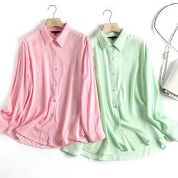 Women's Blouses Withered 2024 Summer England Style Fashion Simple Linen Shirt Office Lady Casual Blouse Women Tops