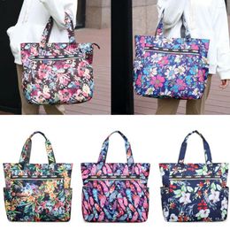 Shopping Bags 8 Colours Fashion Women Large Flower Tote Handbag Multi Bag Purse Canvas Shoulder Beach