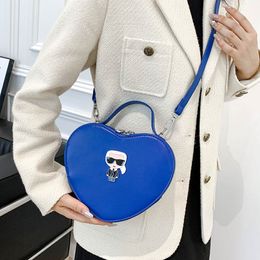 Women half moon Clutch Bags the tote bag envelope luxury Designer PU Leather Shoulder Bag heart underarm handbag