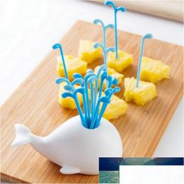 Fruit & Vegetable Tools 1 Set Cute Beluga White Whale Kitchen Accessories Cooking Gadgets For Party Home Decor Hall Fork Drop Delivery Dhjgb