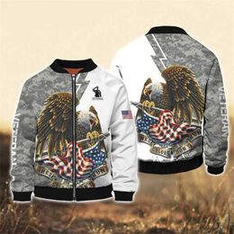 Mens Hoodies Sweatshirts New 3D US Army Printed Mens Zipper Jacket US Veterans Military Graphic Coat Childrens Fashion Cool Sports Shirt Retro Top jacket 240425