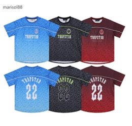 Men's T-Shirts Limited New Trapstar London Men's T-shirt Short Sleeve Unisex Blue Shirt For Men Fashion Harajuku Tee Tops Male T Shirts Fashion Clothing 435466