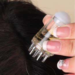 Treatments Mini Scalp Applicator Liquid Comb Portable Mini Massage Comb Essential Oil Liquid Guiding Massager Anti Hair Loss Hair Tool