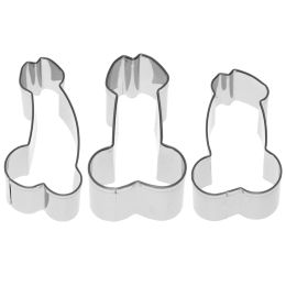 Moulds Adult Sexy Penis Cookie Cutter Stainless Steel Biscuit Dick Mould Fondant Cake Decoration Moulds Kitchen DIY Baking Party Tools