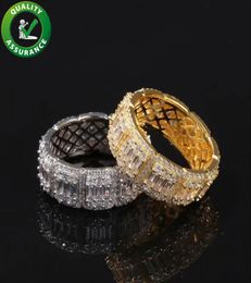 Mens Jewellery Rings Designer Ring Hip Hop Iced Out Bling Diamond Ring Engagement Wedding Rings Sets Women Luxury Hiphop Charms Rapp7471608