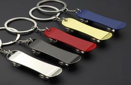 Metal Skateboard Keychain Creative Scooter Keychain Advertising Promotional Gifts Car Gifts Custom Logo6635834