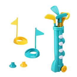 Golf Training Aids Clubs Club Set Caddy Toys Sports Kids Sport Toy For Indoor E Outdoor Drop Delivery Outdoors Dhlxh