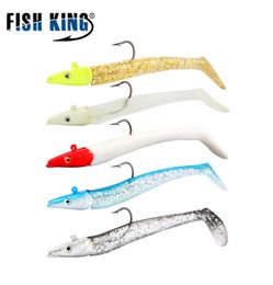 Black Minnow Soft Lure 5 Colours Silicone Fishing Lure Bass Wobblers Artificial Bait Lead Spoon Jig Lures Tackle2975136
