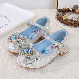 girls Princess shoes pearl bowknot baby Kids leather shoes blue white pink infant toddler children Foot protection Casual Shoes p14G#