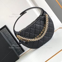 10A Mirror Quality Luxury Clutch Bag Designer Women's Bag Bow Chain Handbag Particle Calf Leather Mini 18cm Hobo Bag with Box YC410