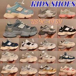 Designer Kids Breathable Sneakers 9060 Girls Shoes Boys Youth Casual Trainers Fashionable Athletic Sneaker Toddlers Blue Haze Rain Cloud Cherry Blosso g2KR#