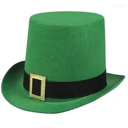 Berets Pork Pie Hat Fedora Irish Leprechaun Bowler Top Magician Performed Dropship