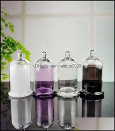 Candles Home Decor Garden 1Pc Empty Glass Candle Jar Dome Cloche Bell For Scented Making Kit Who Luxury Container 190Ml220Ml 7085009