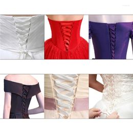 Belts 2024 118Inch Wedding Dress Zipper Replacement Adjustable Corset Back Lace-Up Sati