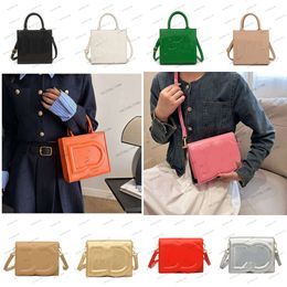 Multicolors Black Mini Shopper Bag Small Totes Womens Embossed Crossbody Shoulder Bags branded Handbag mens purse makeup cosmetic pouch square handles case clutch