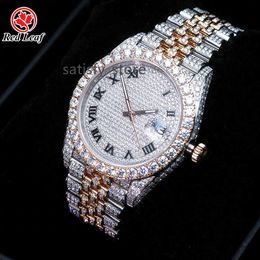 Redleaf -Schmuck VVS Moissanite Uhr Mechanische Uhr Luxus -Schmuck Diamant Uhren