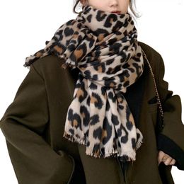 Scarves Womens Winter Leopard Print Super Soft And Wraps Birthday Gift For Women