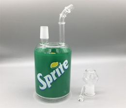 Cheap water bong with 144mm Joint Dome and Nail beaker bong Green Colour rig4976501