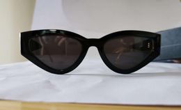 Gold Metal Black Grey Cat Eye Style Sunglasses Sonnenbrille gafas de sol Women Fashion glasses UV400 Protection Eyewear Top Quqali2205151