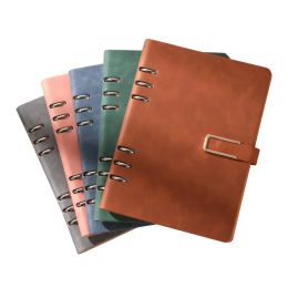 Notebooks A5B5 Journal Notebook 200 Pages Retro Planner Office Work Business Notepad Soft Leather Diary Notepad School Supplies Stationery