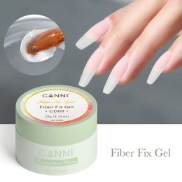 Gel Fibre Glass Gel CANNI Venalisa Jelly Extension Nail Gel Milky UV Construction Gel Texture PVC Modelling Soft Gel 3in1 Base Coat