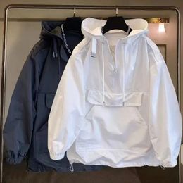 Oversized American Retro Letter Printed Baseball Jacket For Men And Women Summer Loose Fitting Short Sleeved Shirt Thin Coat 240418