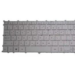 Laptop Keyboard For LG 15Z980 15ZD980 SG-90930-XRA AEW73949801 Korea KR White Without Frame & With Backlit