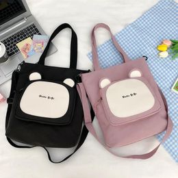Evening Bags Students' Class Bag One Shoulder Cloth Fresh Girls' Schoolbag Hand For Women