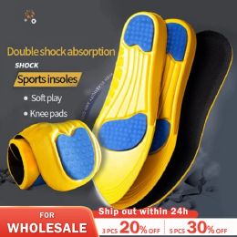 Accessories Sport Insoles for Men Women Shoe Inserts Pad Soft Breathable Sneakers Running Silicone Gel Cushion Orthopaedic Care EVA Insoles