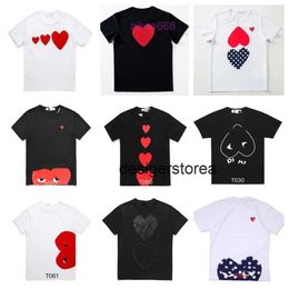 Play Brand T-shirts Newest Mens Women Designer of Luxury Amri t Shirt Fashion Men s Casual Tshirt Man Clothing Little Red Heart Chuan Kubao Ling Polo Shirt