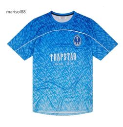 Men's T-Shirts Limited New Trapstar London Men's T-shirt Short Sleeve Unisex Blue Shirt For Men Fashion Harajuku Tee Tops Male T Shirts Fashion Clothing 34542