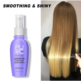 Treatments Leavein Conditioner Spray Coconut Oil Smoothing Frizz AfterShampoo Moisturiz Hair Mask Damage Dry Treatment Hair Care PURC