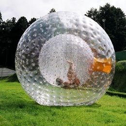 Fast Delivery Inflatable Zorb Ball 3M Giant Human Size Hamster Ball Rental Business PVC Grass Ball Good Quality276v