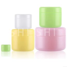 Eyeliner 100 Pcs Empty Makeup Jar Pot Refillable Sample Bottles Travel Face Cream Lotion Cosmetic Container White 10g 20g 30g 50g 100g