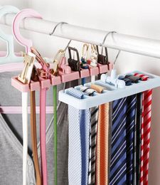 Home OrganizationStorage s amp Racks Holder Rack Storage Tie Belt Hanger Space Saver Rotating Scarf Holder Hook Closet Organi4407332