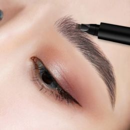 Enhancers 4Fork Eyebrow Pencil Makeup for Women NonFading Black Dark Brown Liquid cejas Maquillaje Profesional Alta Calidad For Eyebrow