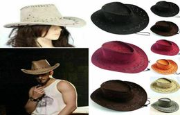 Cloches Fashion Women Men Cowboy Hat Wild Western Fancy Gentleman Lady Head Wear Sombrero Hombre Jazz Caps Hats8450355