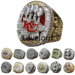 Designer Super Bowl Championship Ring Set Luxury 14K Gold KC Team Championship Ring Men's and Women's Diamond Sports Jewelry Ring Hot Sale