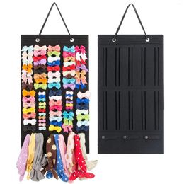 Storage Bags 1x Hair Bows Holder Large Capacity Clips Organiser Hanger Baby Accessory Display For Children With Hook