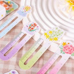 30Pcs Cartoon Animal/Flower Bookmarks For Kids Portable Cute Paper Book Paging Marker To Locate Reading Progress Students