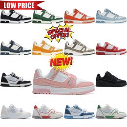 NEW Fashion Designer Casual Shoes Leather Lace Up luxury velvet suede Mens Womens Trainers Sports Sneakers Platform Shoe