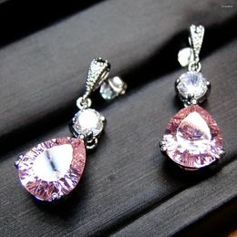 Stud Earrings Beautiful Temperament Female Pink In Latest Designs